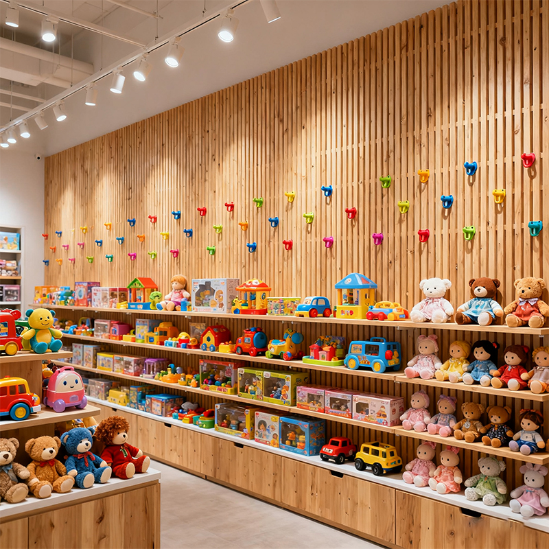 slat walls for retail stores