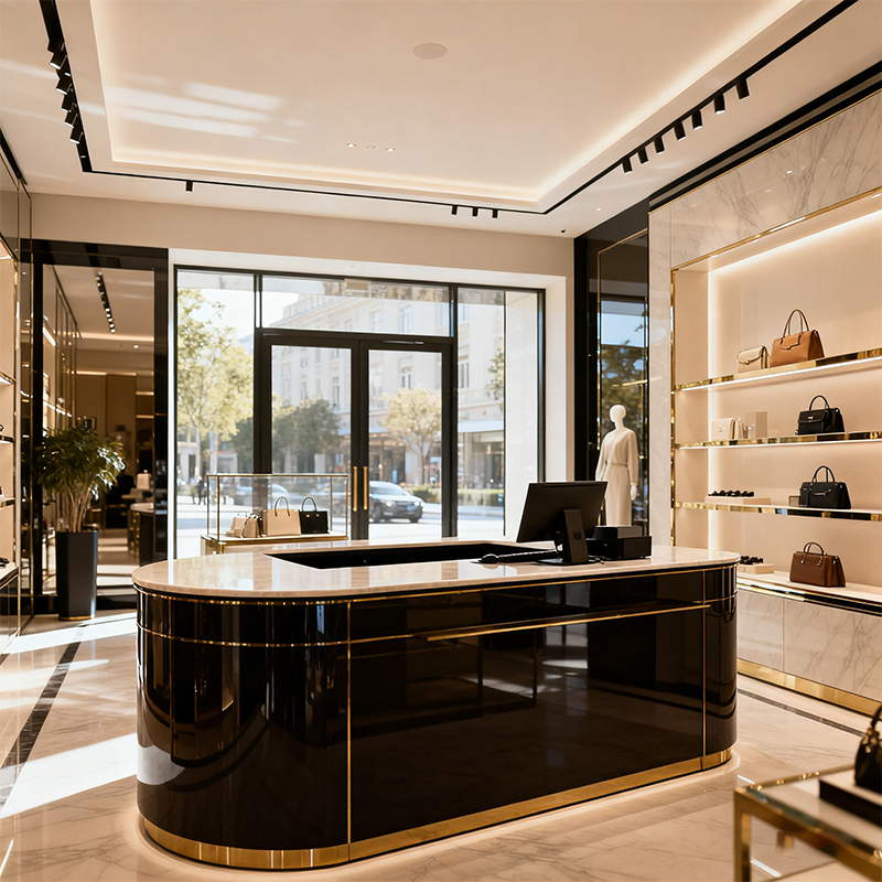 Glass shelves for retail stores Glass shelves for retail stores