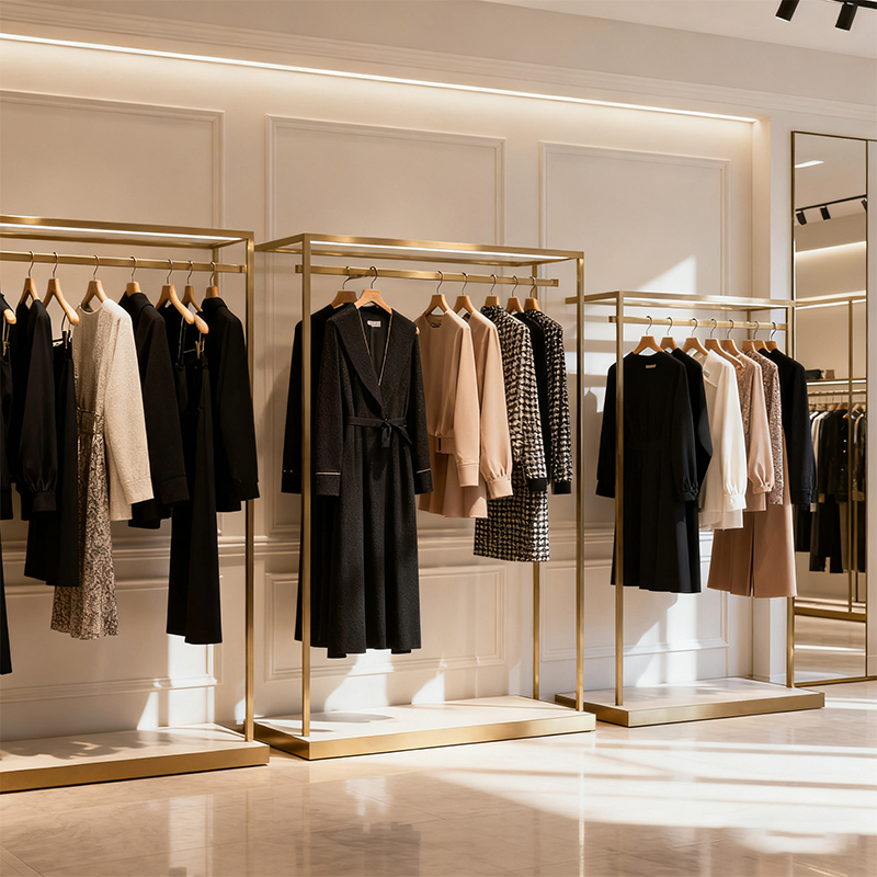 boutique clothing racks