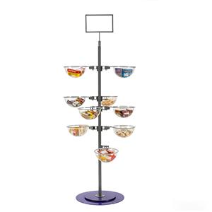 حامل عرض وعاء أكريليك مكون من 4 طبقات