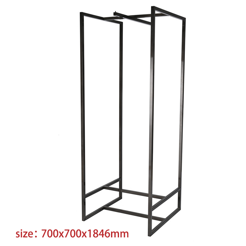 Китай Двухстоечный стеллаж для одежды H-образной формы, производитель