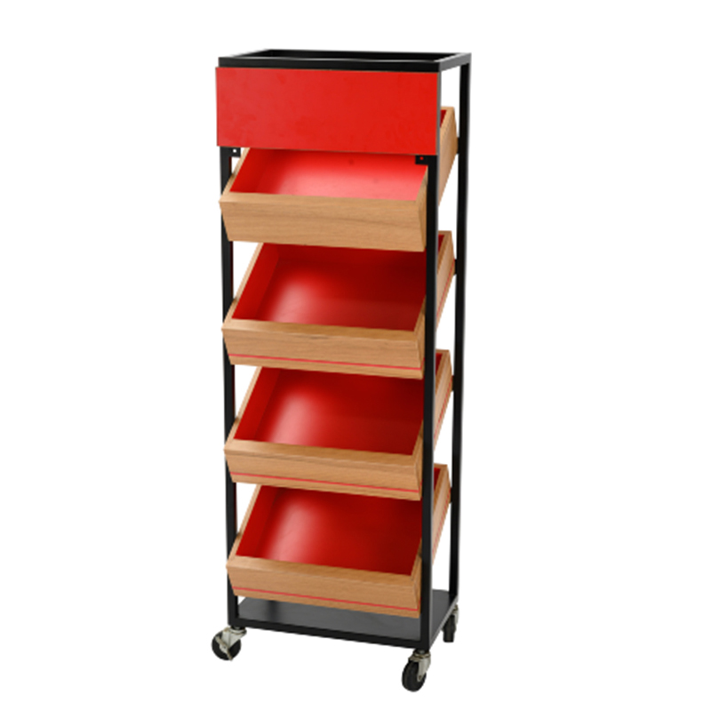 حامل تخزين سلة الفاكهة ذو الأربع طبقات