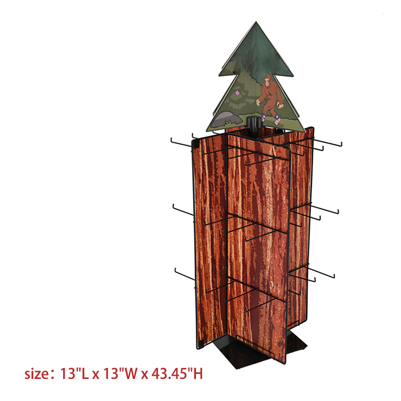 โต๊ะวางถุงเท้าแบบหมุนพร้อมแผง