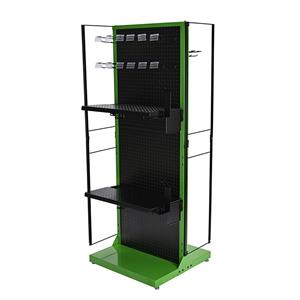 Expositor de sementes de dupla face e autoportante