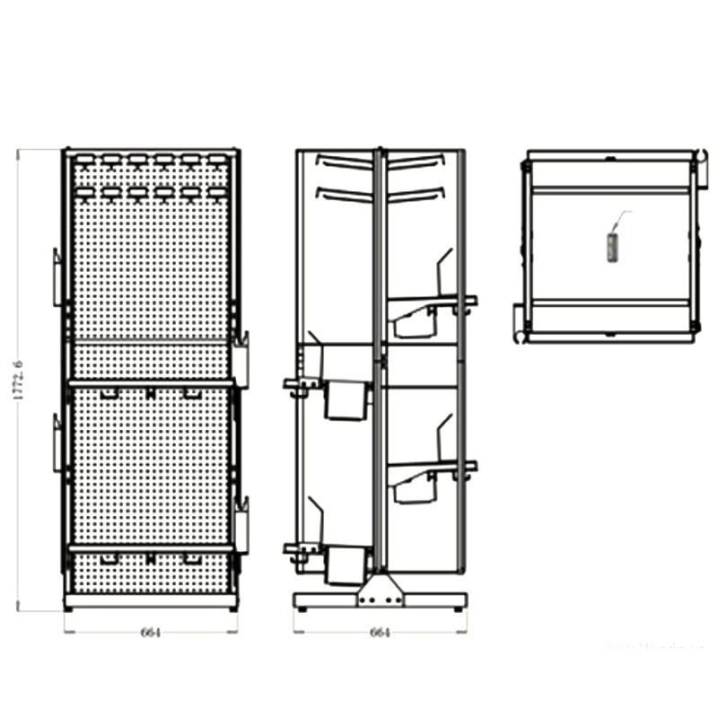 Китай Двухсторонняя отдельно стоящая стойка для семян, производитель