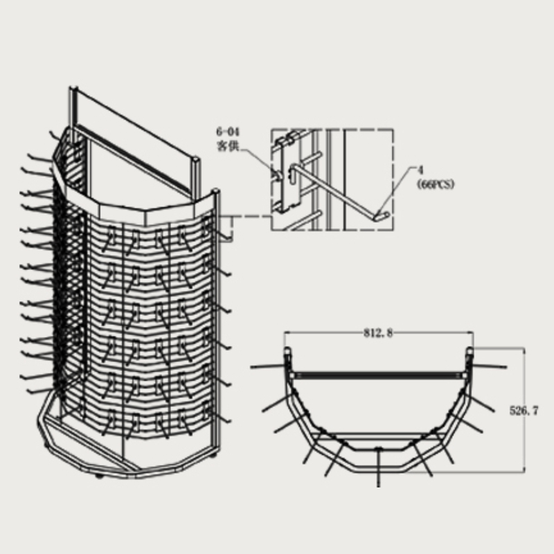Китай Полукруглая стойка для семян, производитель