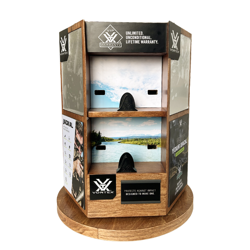 Nasz obrotowy stojak na okulary o kącie 360 ​​stopni