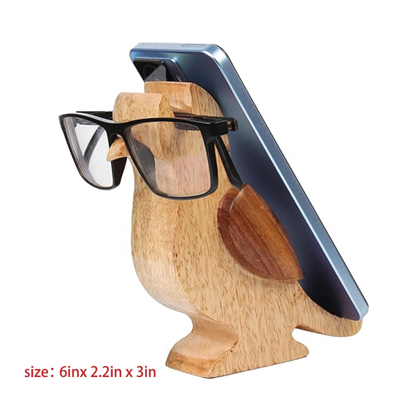 ที่ใส่แว่นตาไม้รูปนกแบบกำหนดเอง