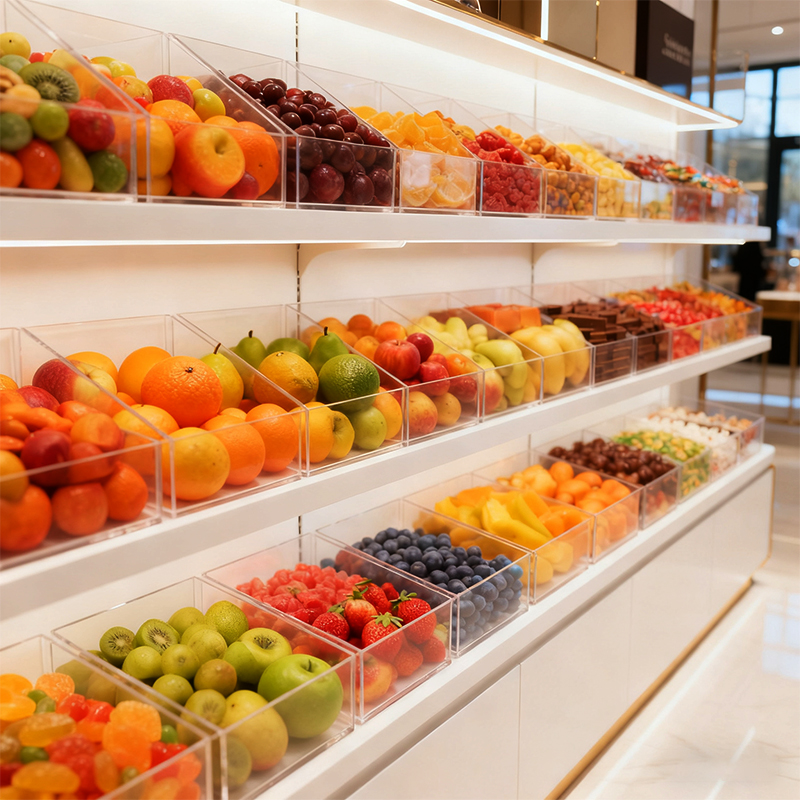 vegetable display rack