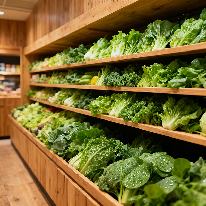 fruit and vegetable display stand