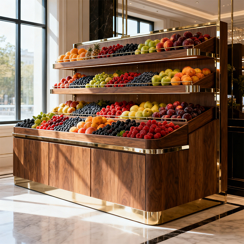 vegetable rack for supermarket