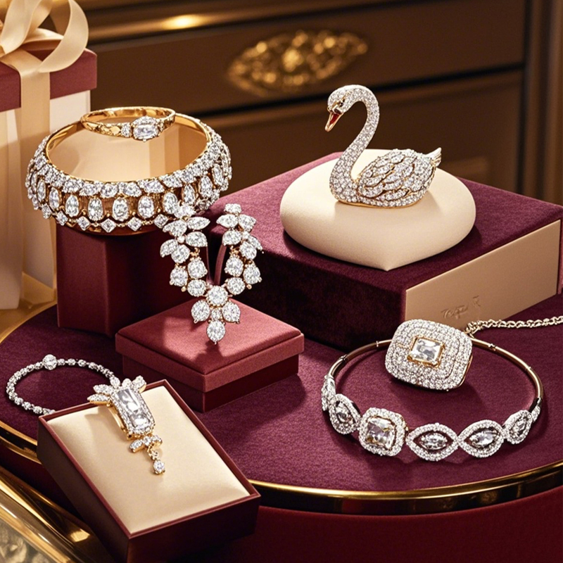 Retail jewelry display cases