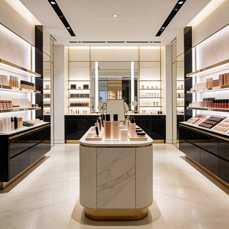 Custom makeup display