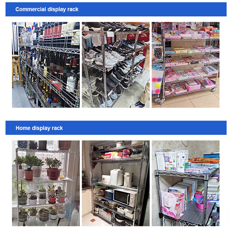Wire Shelving Storage Rack with Wheels Manufacturers, Wire Shelving Storage Rack with Wheels Factory, Supply Wire Shelving Storage Rack with Wheels Retail Solution