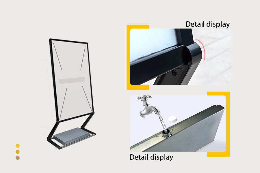 Outdoor billboard display board