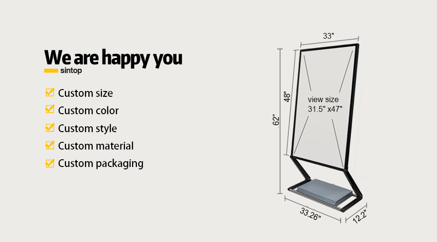 Poster stand display