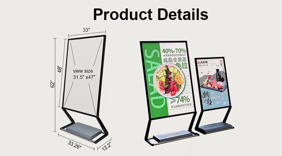 Outdoor billboard display board