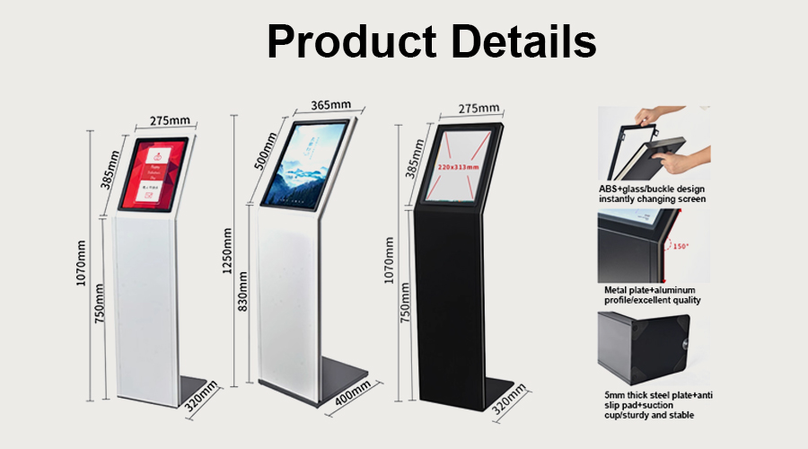 Advertising frame stand