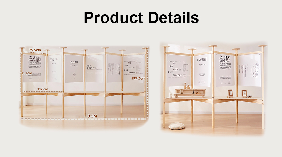 Wood exhibition booth display rack