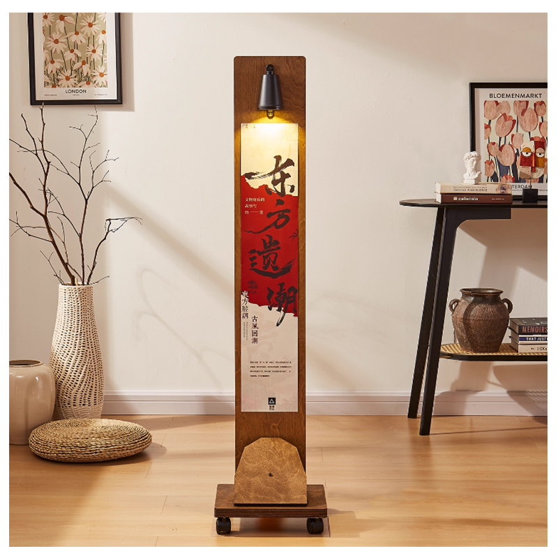 Wooden Floor Standing Sign Holder with Built-In Lighting Manufacturers, Wooden Floor Standing Sign Holder with Built-In Lighting Factory, Supply Wooden Floor Standing Sign Holder with Built-In Lighting Retail Solution