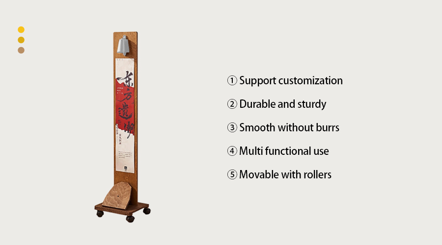 Wooden advertising display Wooden advertising display