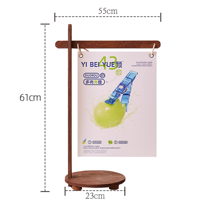 Китай Деревянная настольная подставка для плакатов, производитель