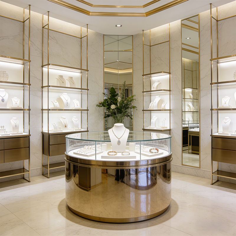 countertop jewelry display cases