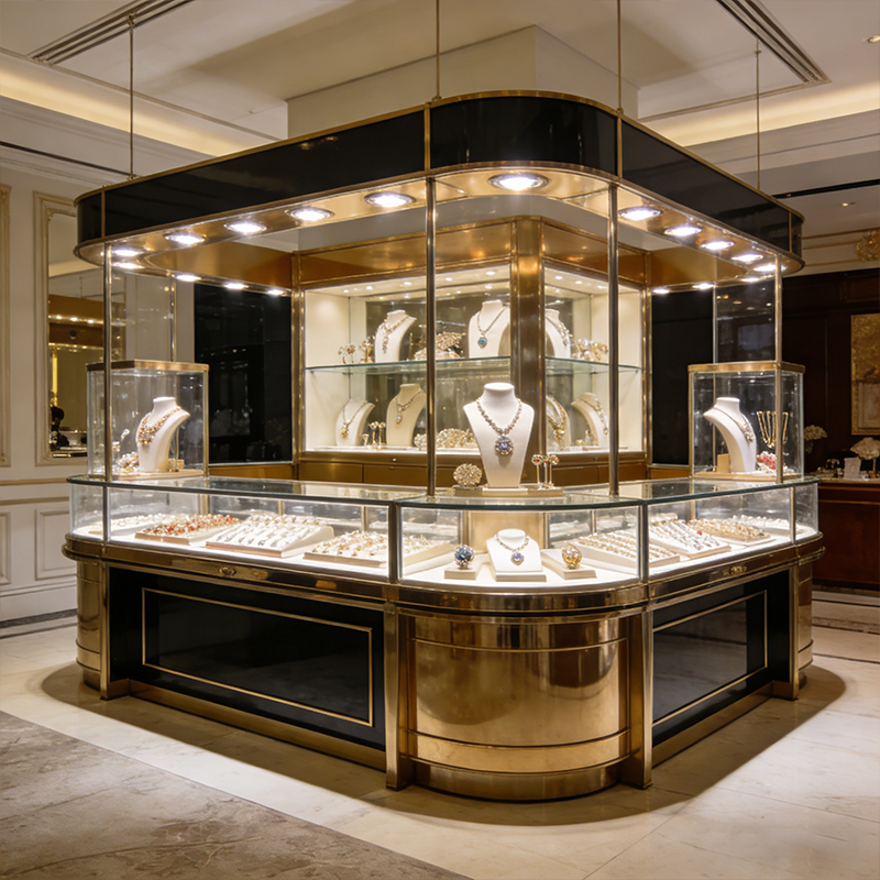 countertop jewelry display cases