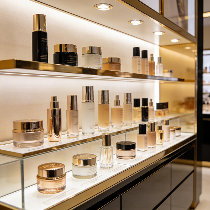 retail cosmetics display