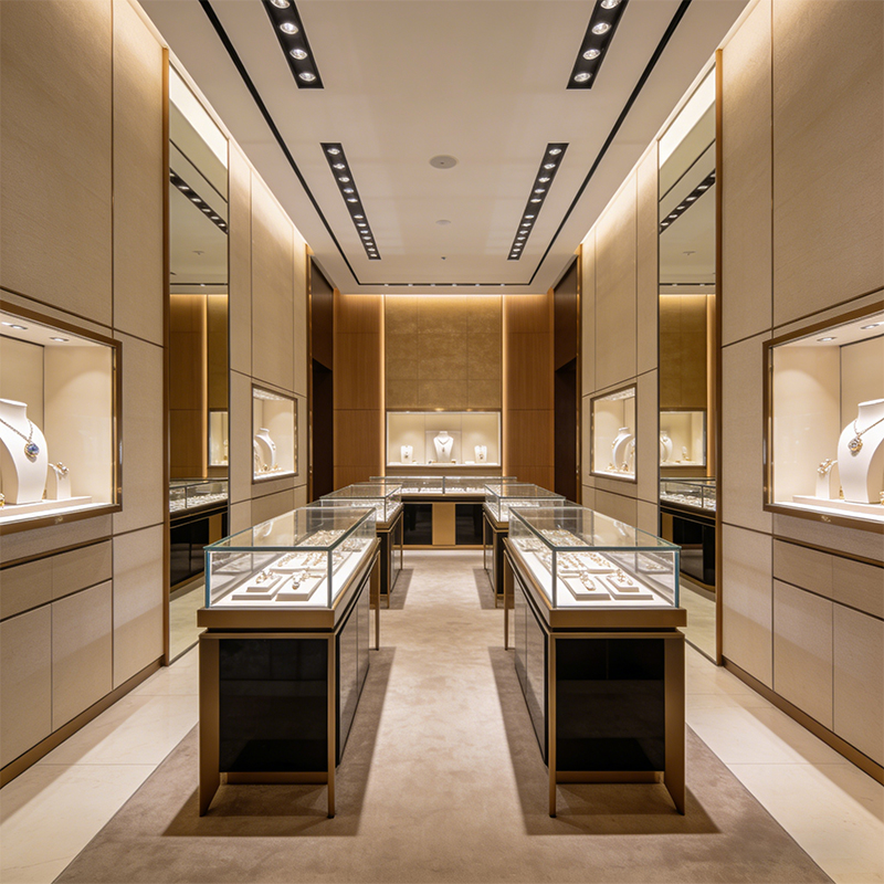 locking jewelry display case