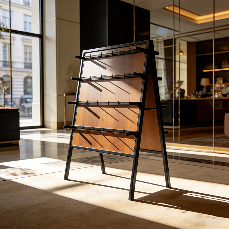 custom metal & wood display racks