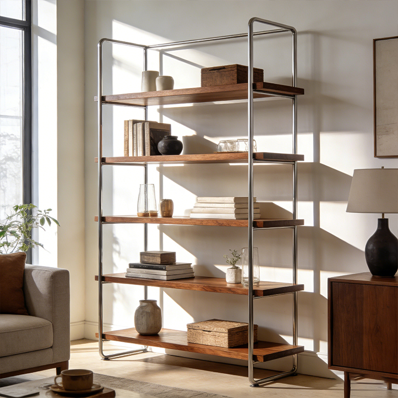 custom metal & wood display racks