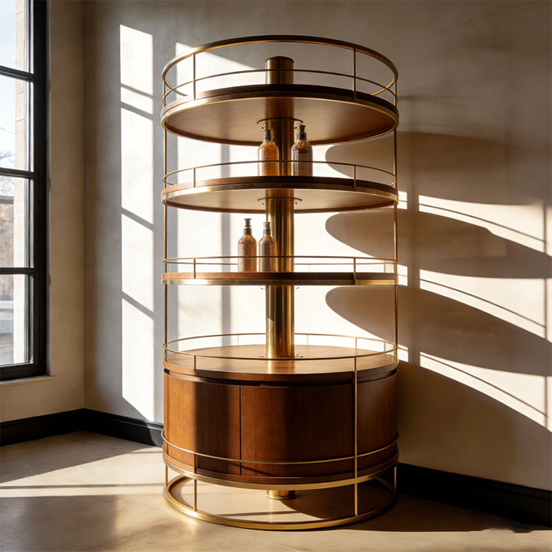 metal & wood display racks