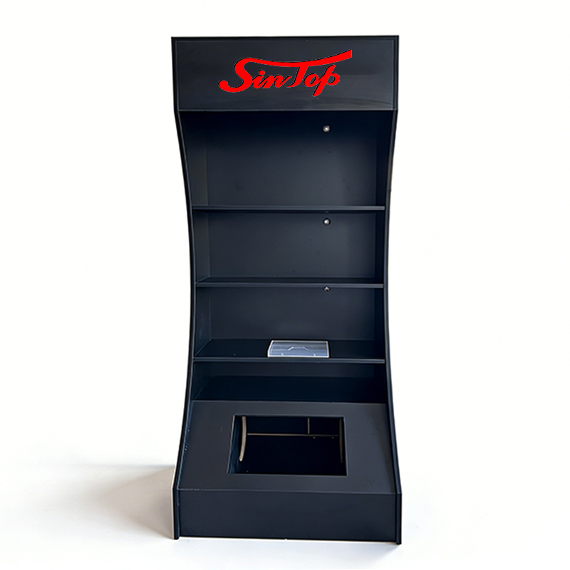 ขาตั้งโชว์เครื่องดูดควันโลหะแบบสั่งทำพิเศษ พร้อมหัวป้ายโลโก้แบรนด์