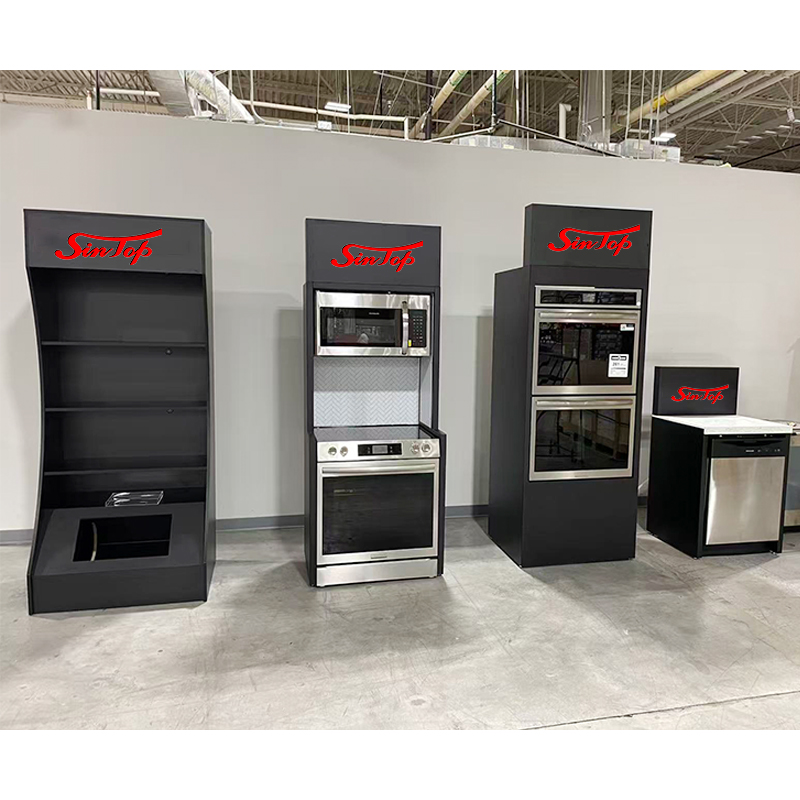 kitchen appliance display rack