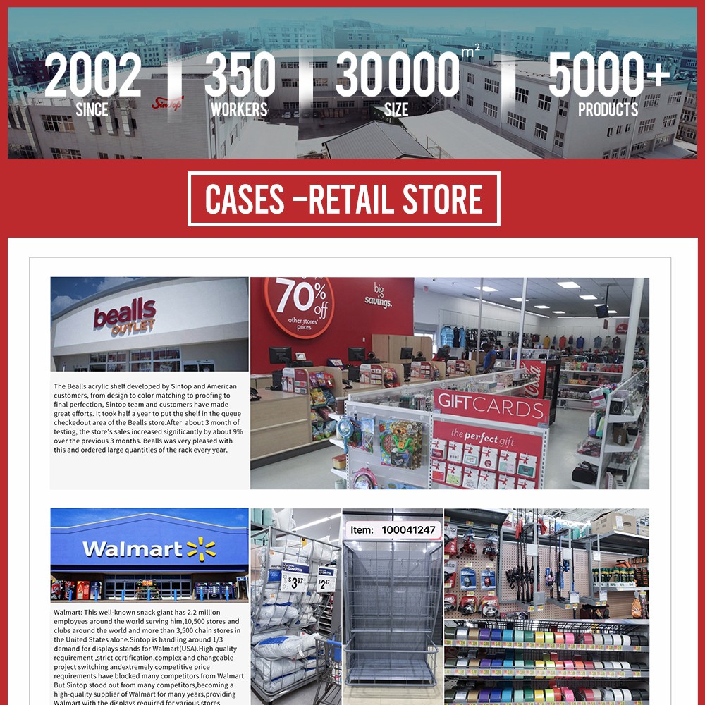 five-tier display shelf