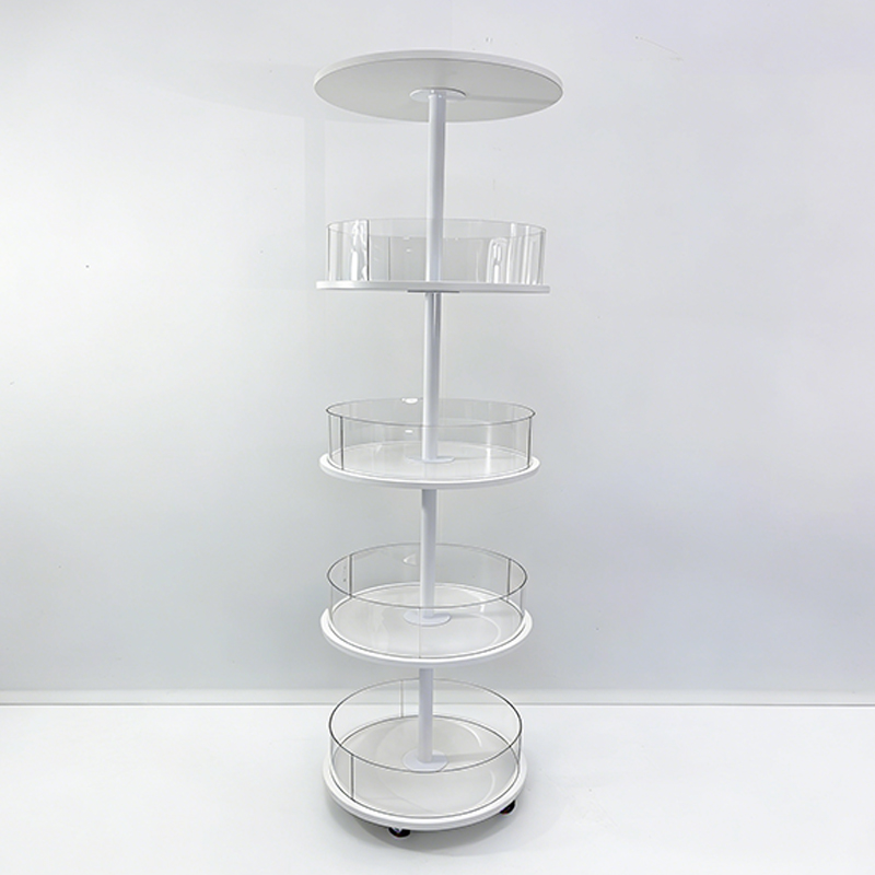 ชั้นวางของทรงกลม 5 ชั้น พร้อมล้อหมุน