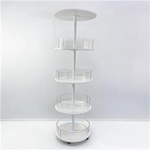 ชั้นวางของทรงกลม 5 ชั้น พร้อมล้อหมุน