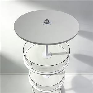 ชั้นวางสินค้าทรงกลมสำหรับร้านค้าปลีกอาหาร