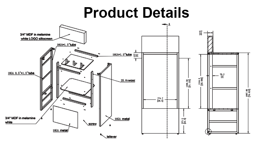 double wall oven display