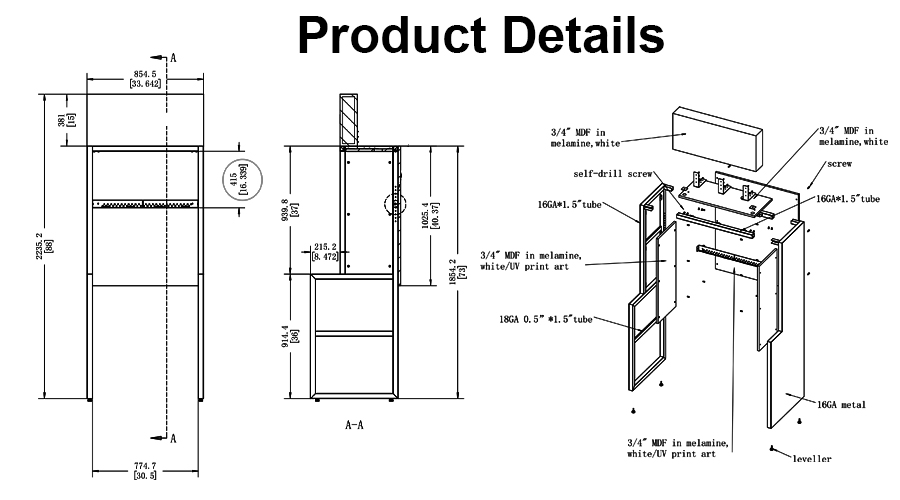 range hood display rack range hood display rack