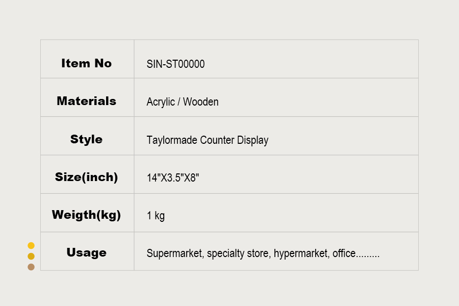 countertop display stand