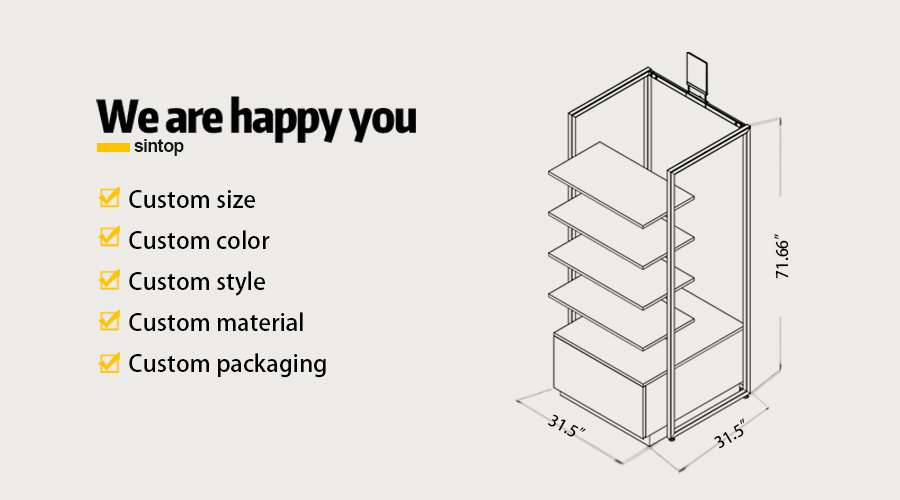 multi-tier clothing shelf