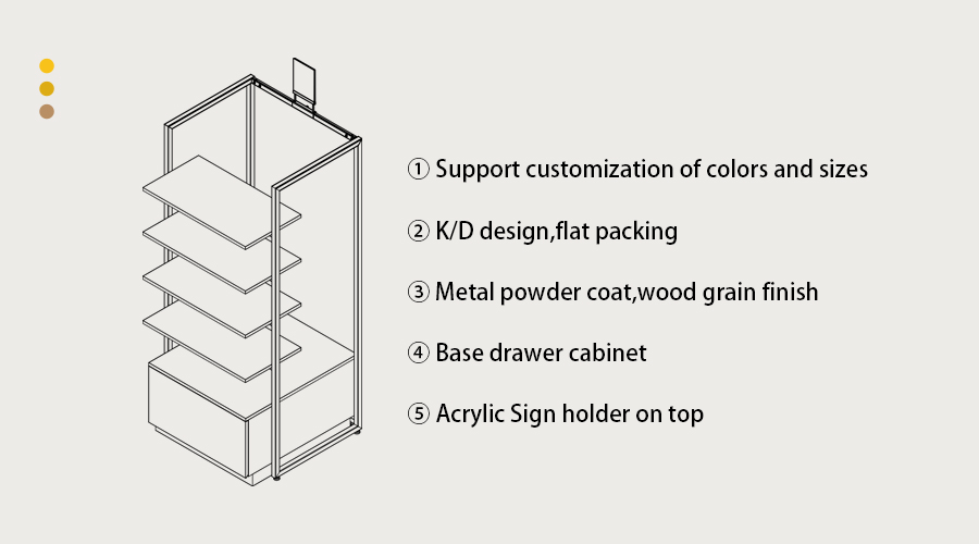 multi-tier clothing shelf