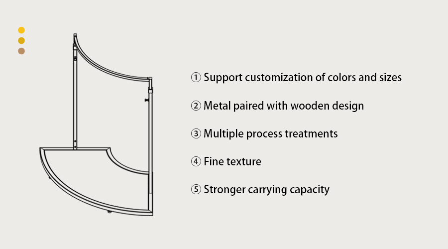 corner clothing rack