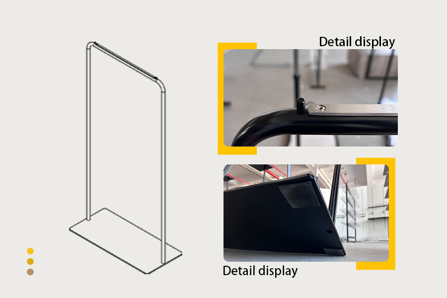 Clothing garment rack Clothing garment rack