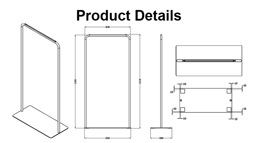 Clothing garment rack Clothing garment rack
