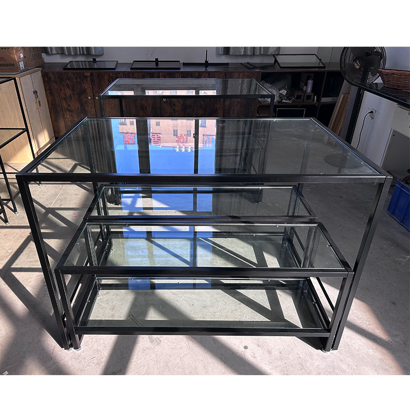Tiered Glass Retail Display Table Set Manufacturers, Tiered Glass Retail Display Table Set Factory, Supply Tiered Glass Retail Display Table Set Retail Solution