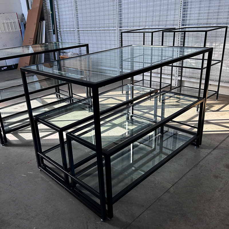 Tiered Glass Retail Display Table Set Manufacturers, Tiered Glass Retail Display Table Set Factory, Supply Tiered Glass Retail Display Table Set Retail Solution