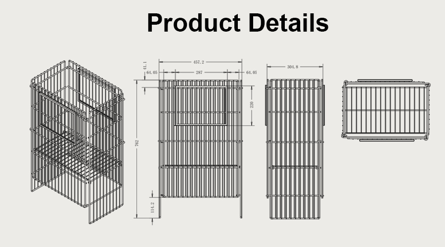 wire basket display rack